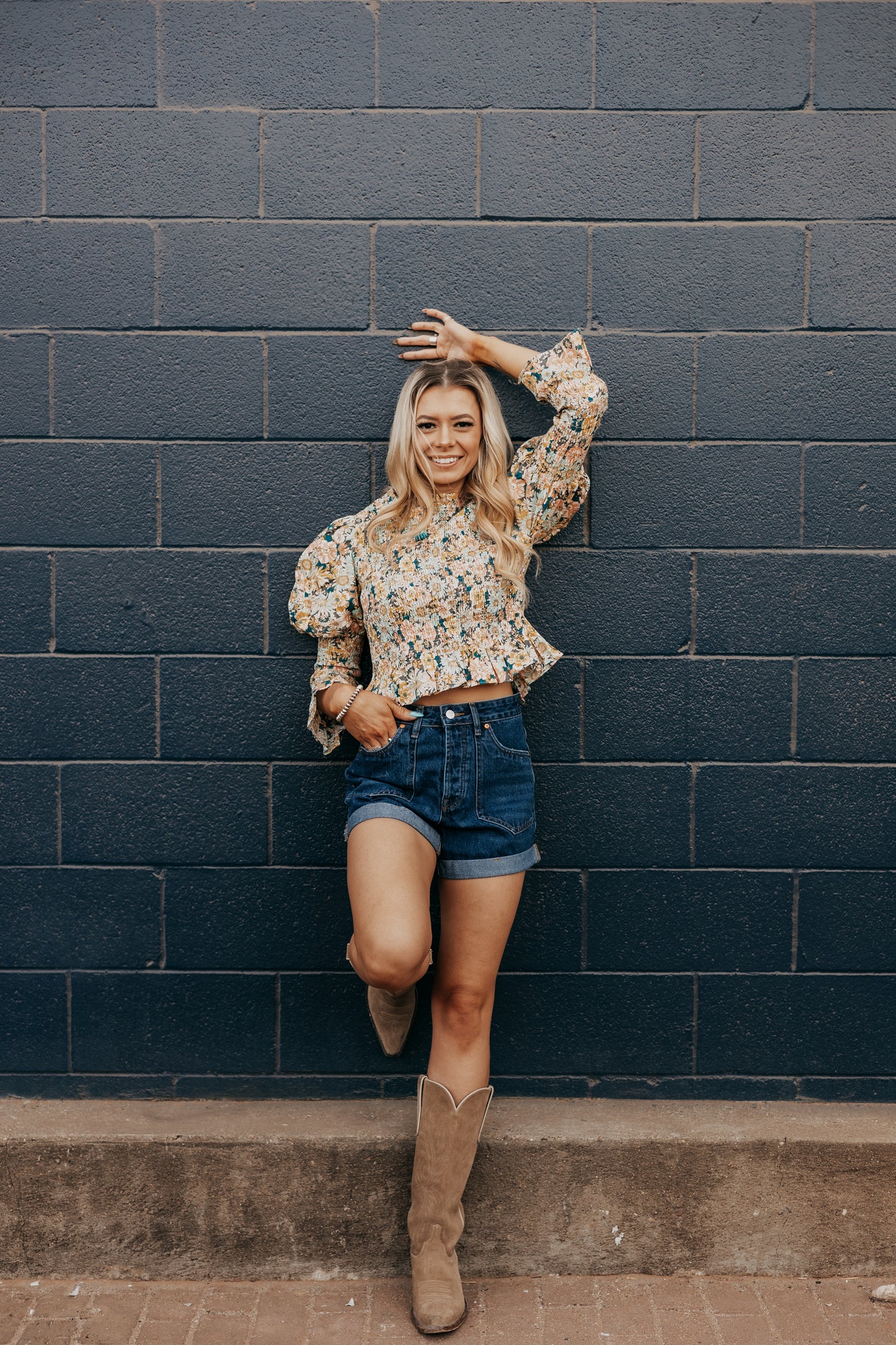 Cowboy Blues Denim Shorts