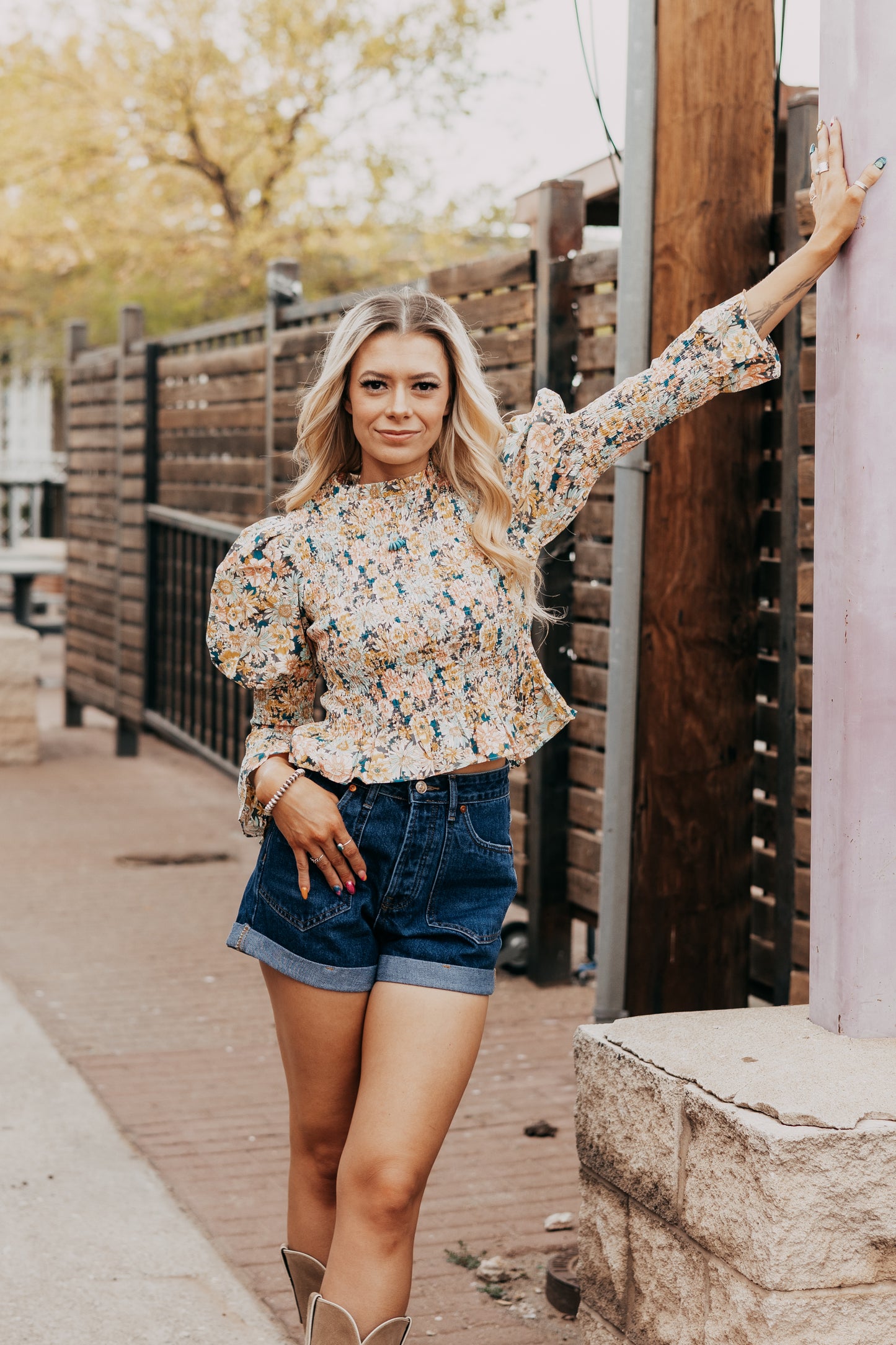 Cowboy Blues Denim Shorts