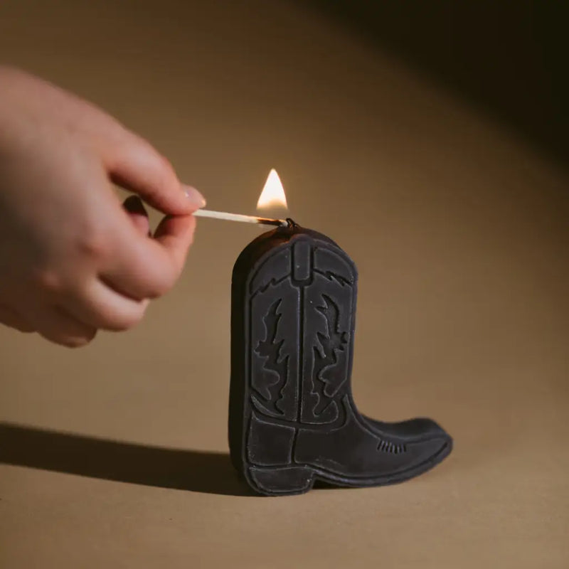 Cowboy Boot Nashville Shape Candles