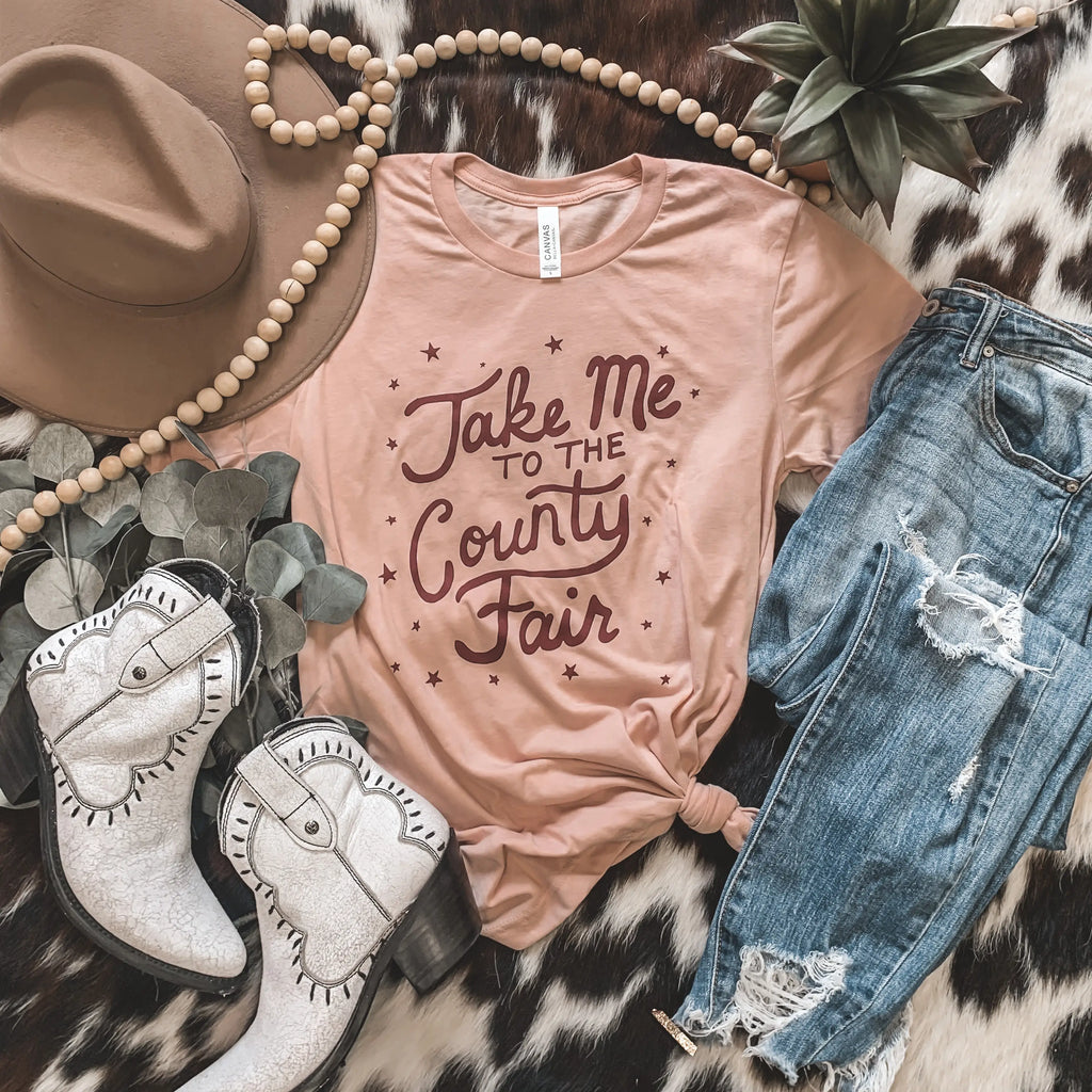 "Take Me to the County Fair" in Peach