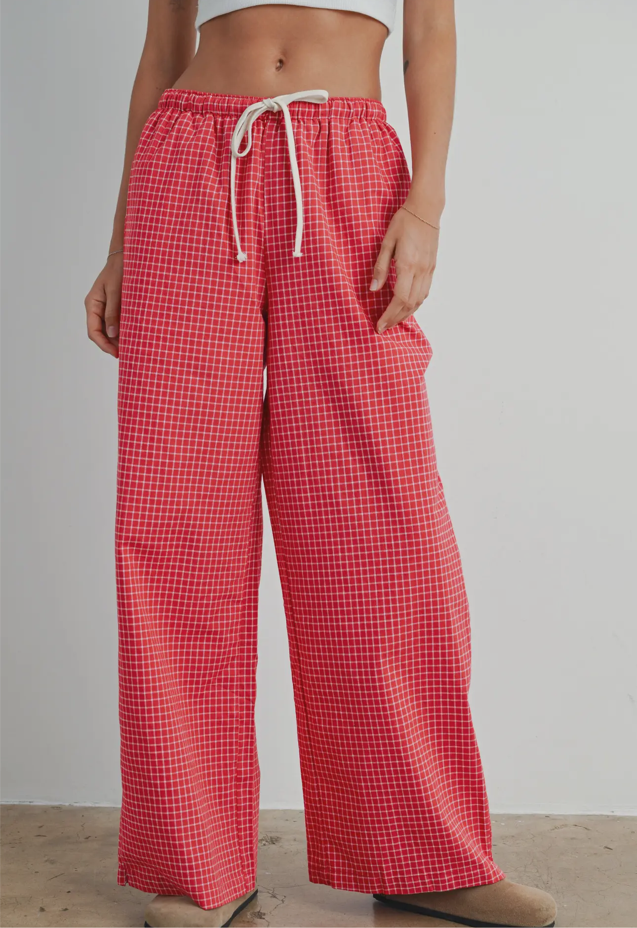 Red Check Pant