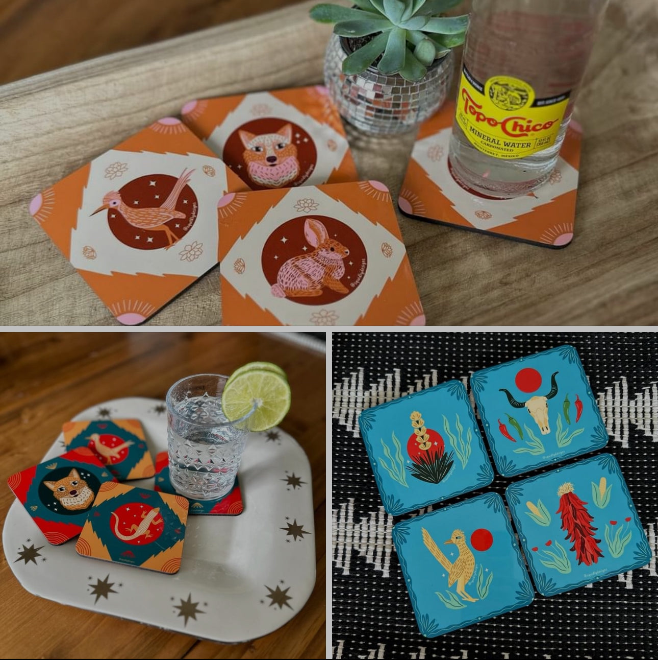 Squidly Designs Coasters