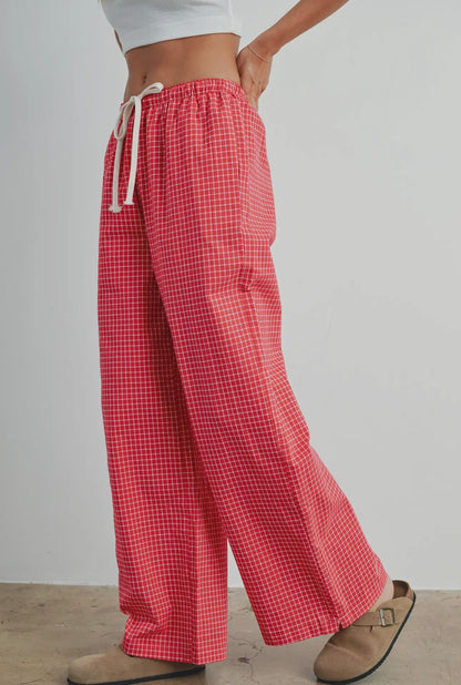 Red Check Pant