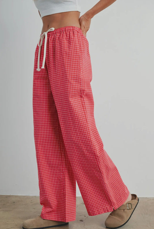 Red Check Pant