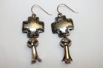 Sterling Silver Blossom Earrings