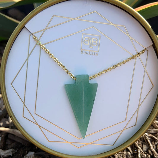 Jade Arrow Necklace